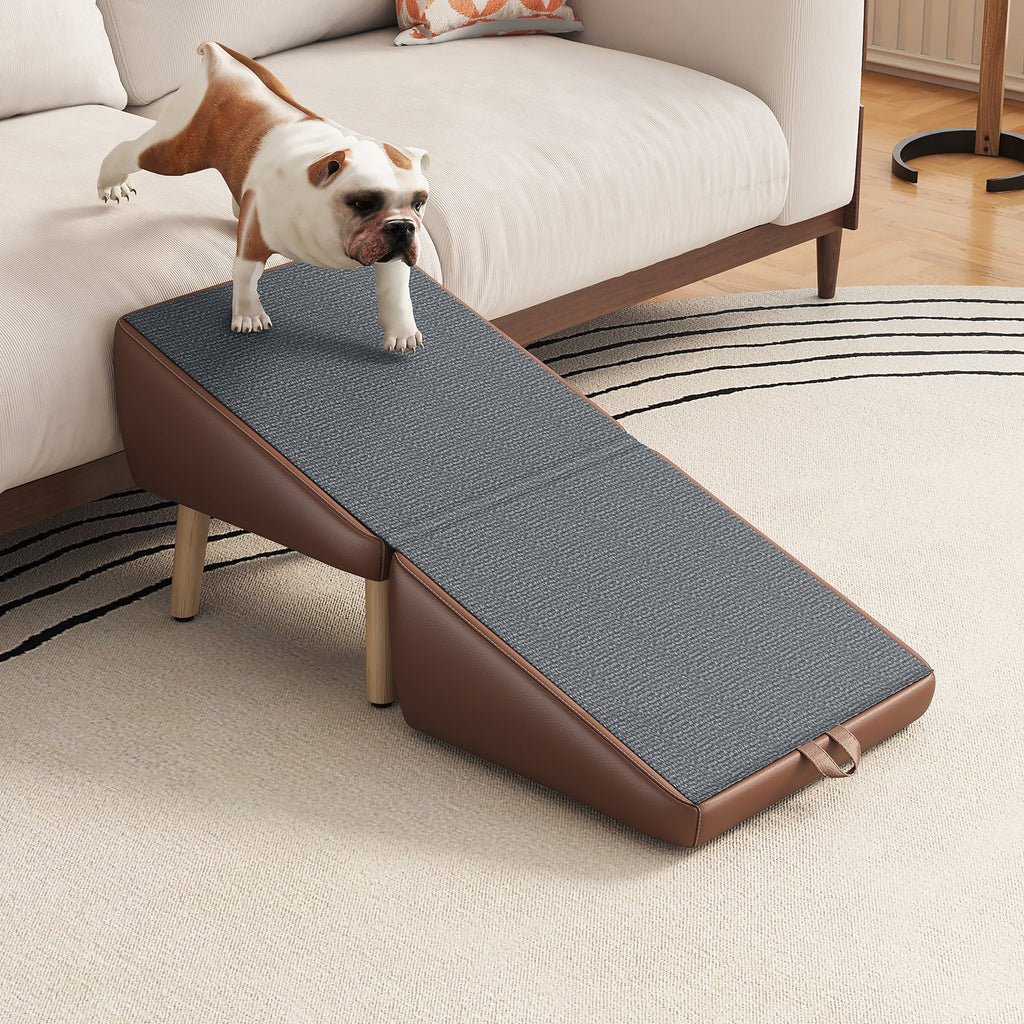 Foldable Wood Pet Stairs & Ramp — Large