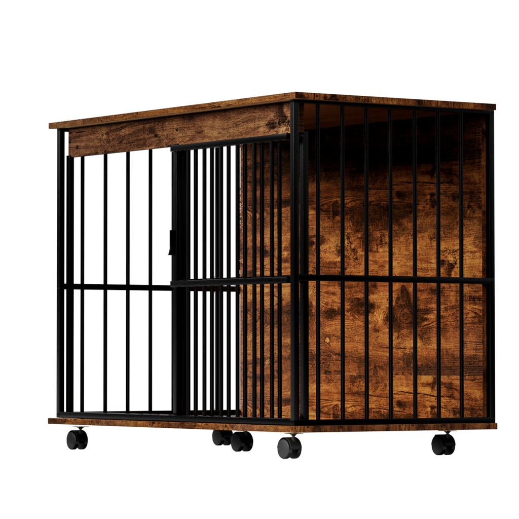 Wooden Dog Crate — Furniture Style