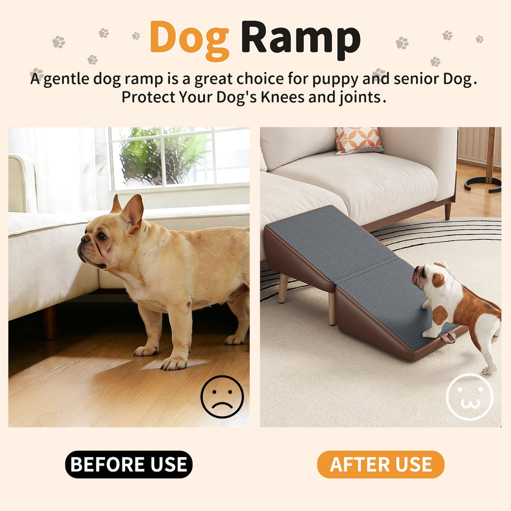 Foldable Wood Pet Stairs & Ramp — Large