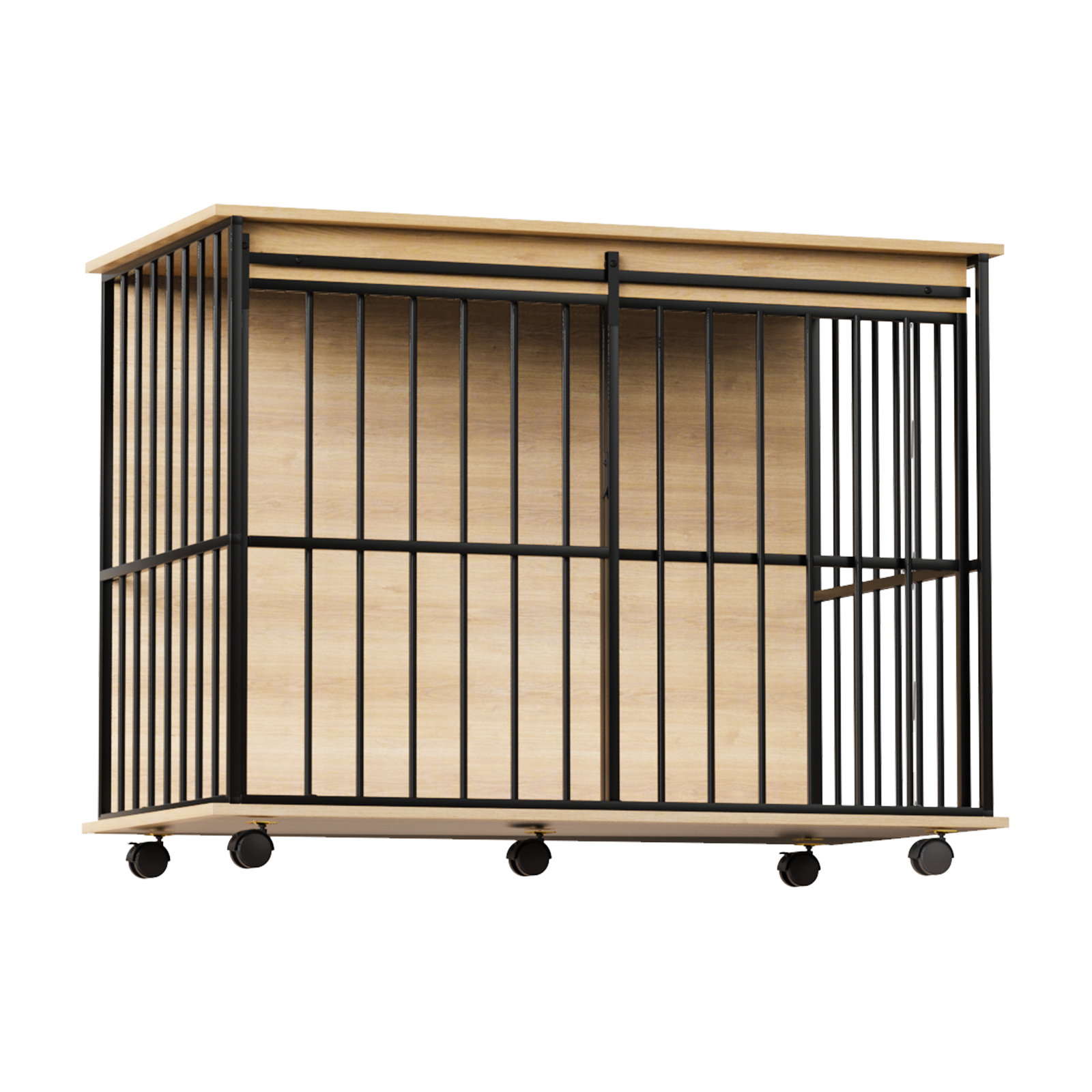 Wooden Dog Crate — Furniture Style