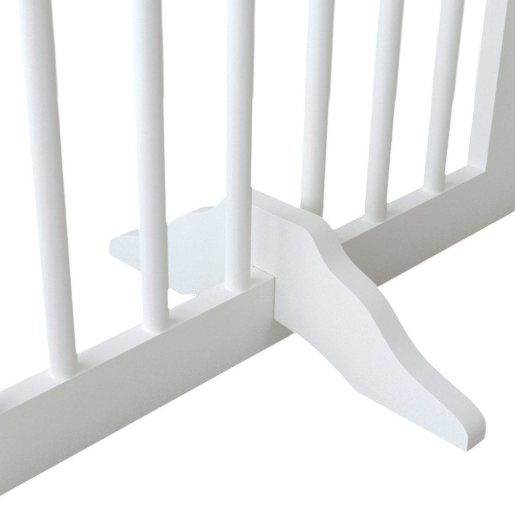 Freestanding Pet Gate — Foldable Wood