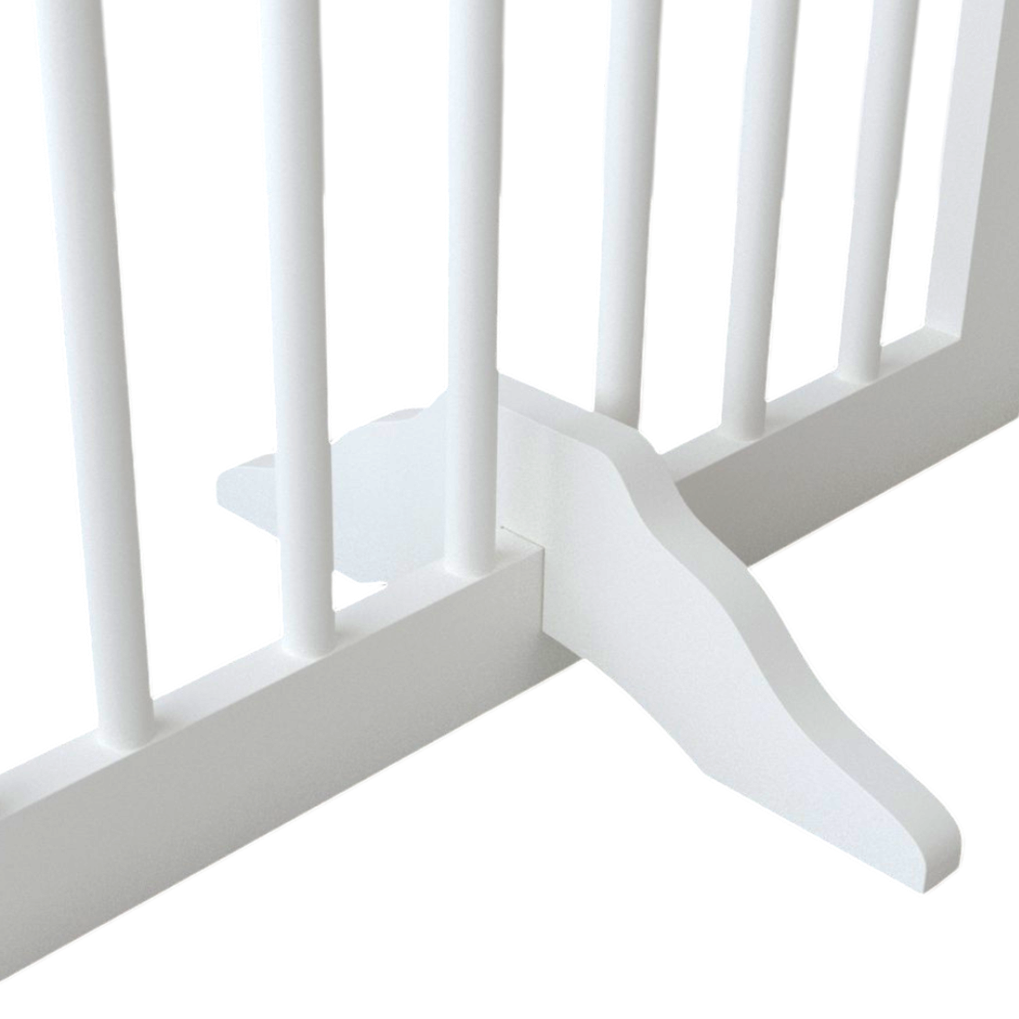 Freestanding Pet Gate — Foldable Wood