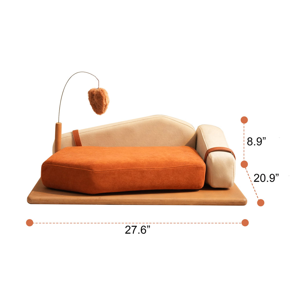 Oak Veneer Pet Bed — Classic