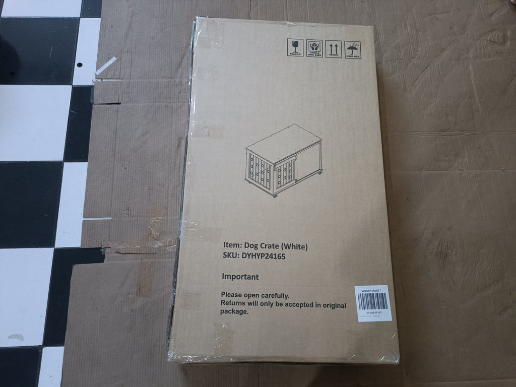Dog Crate — Sliding Barn Door
