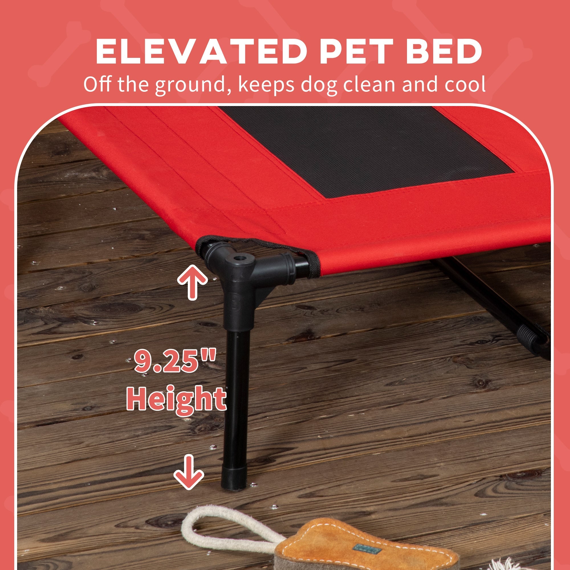 Elevated Cooling Dog Cot — 48"