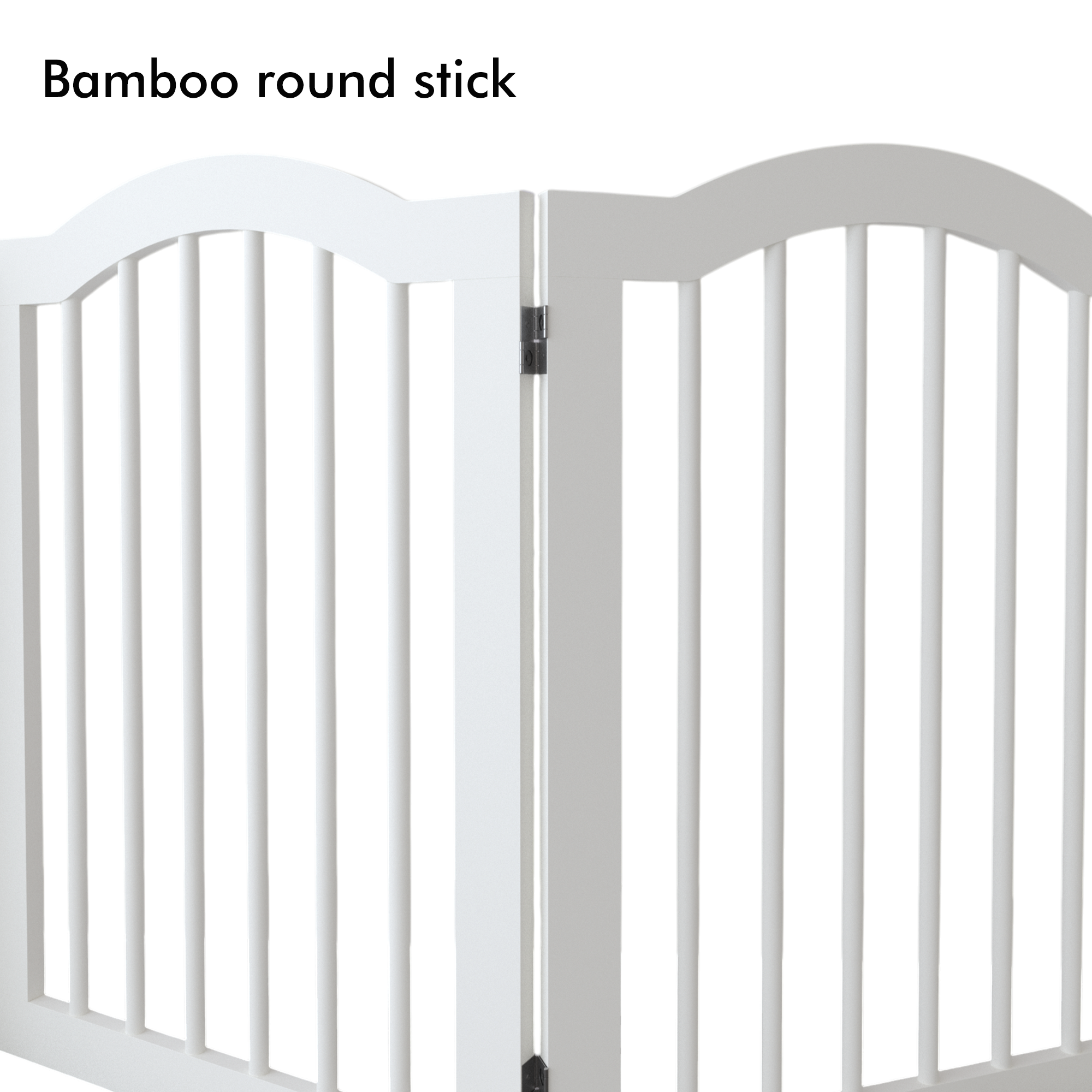 Freestanding Pet Gate — Foldable Wood