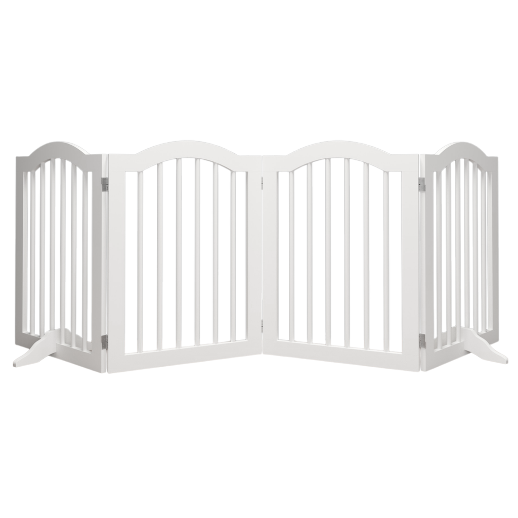 Freestanding Pet Gate — Foldable Wood