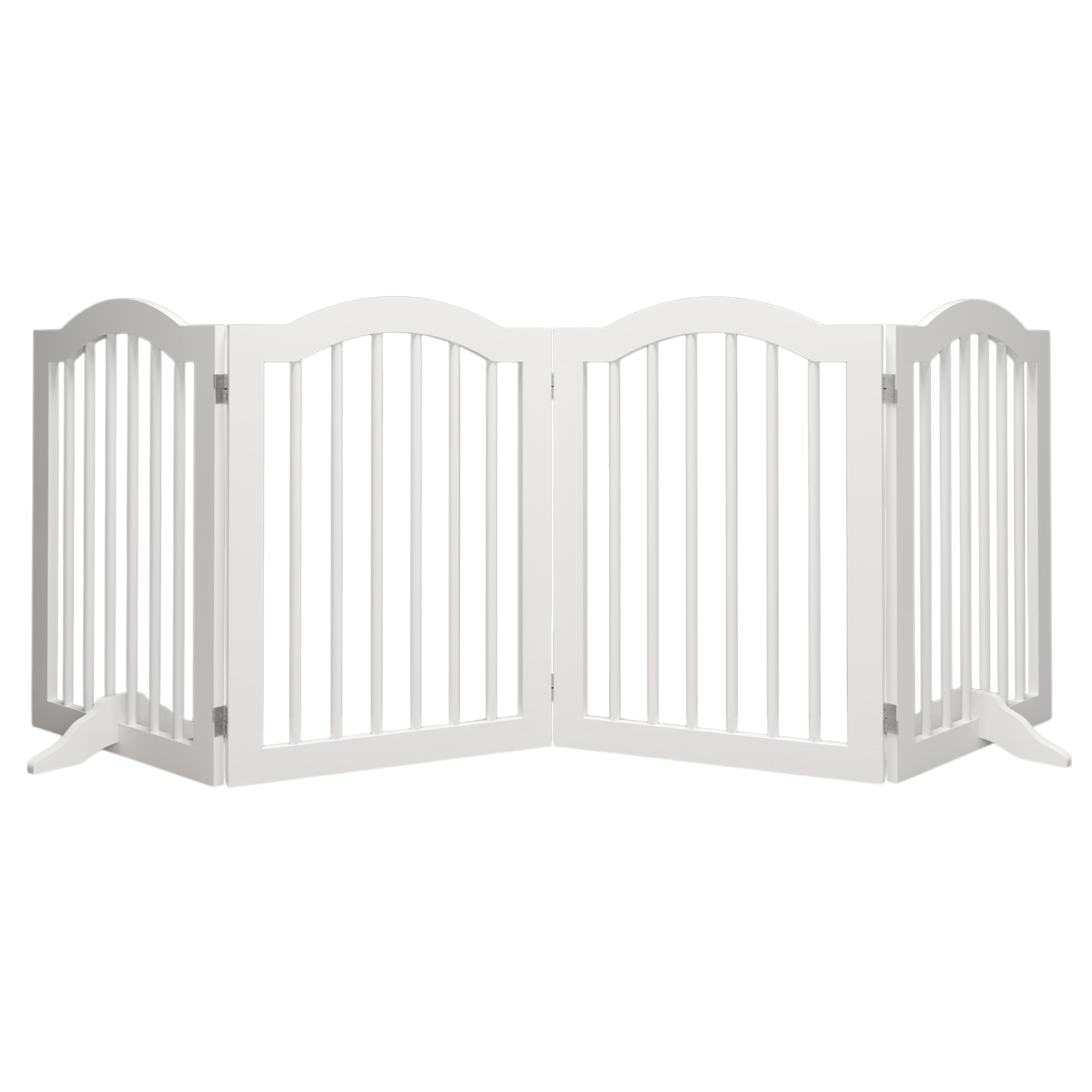 Freestanding Pet Gate — Foldable Wood