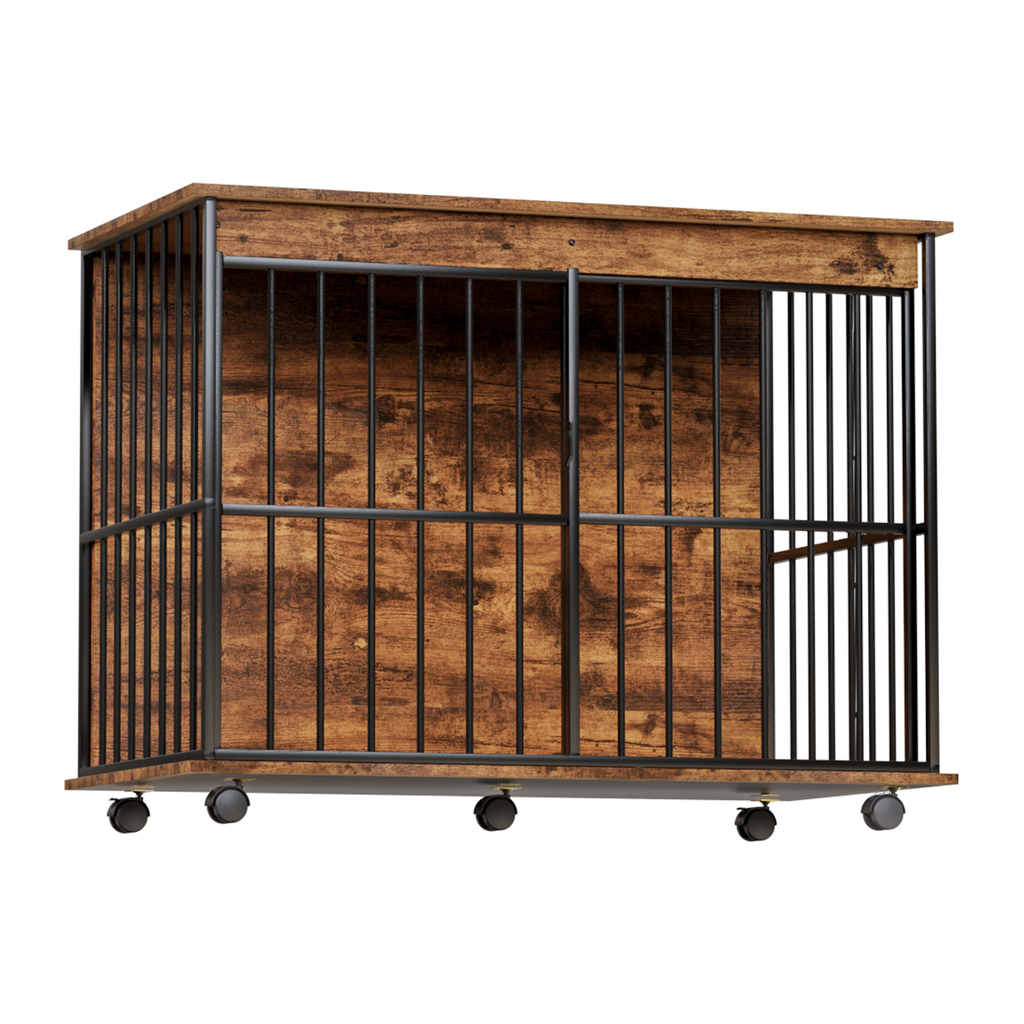 Wooden Dog Crate — Furniture Style