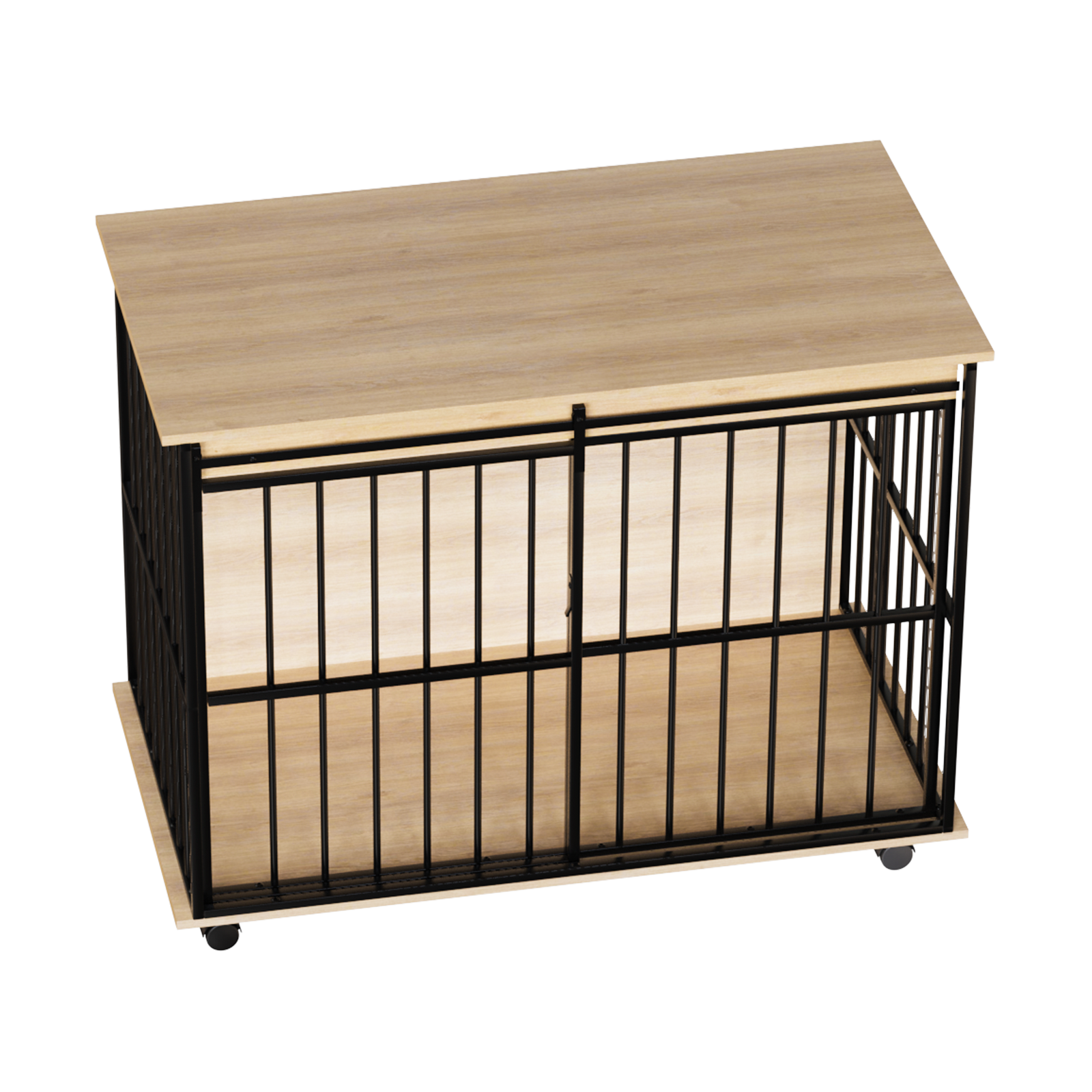 Wooden Dog Crate — Furniture Style