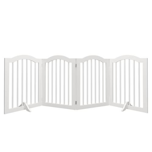 Freestanding Pet Gate — Foldable Wood