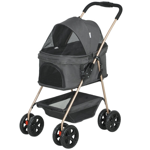 3-in-1 Foldable Pet Stroller — Small Dogs