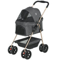 3-in-1 Foldable Pet Stroller — Small Dogs