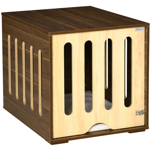Dog Crate End Table — Removable Panel