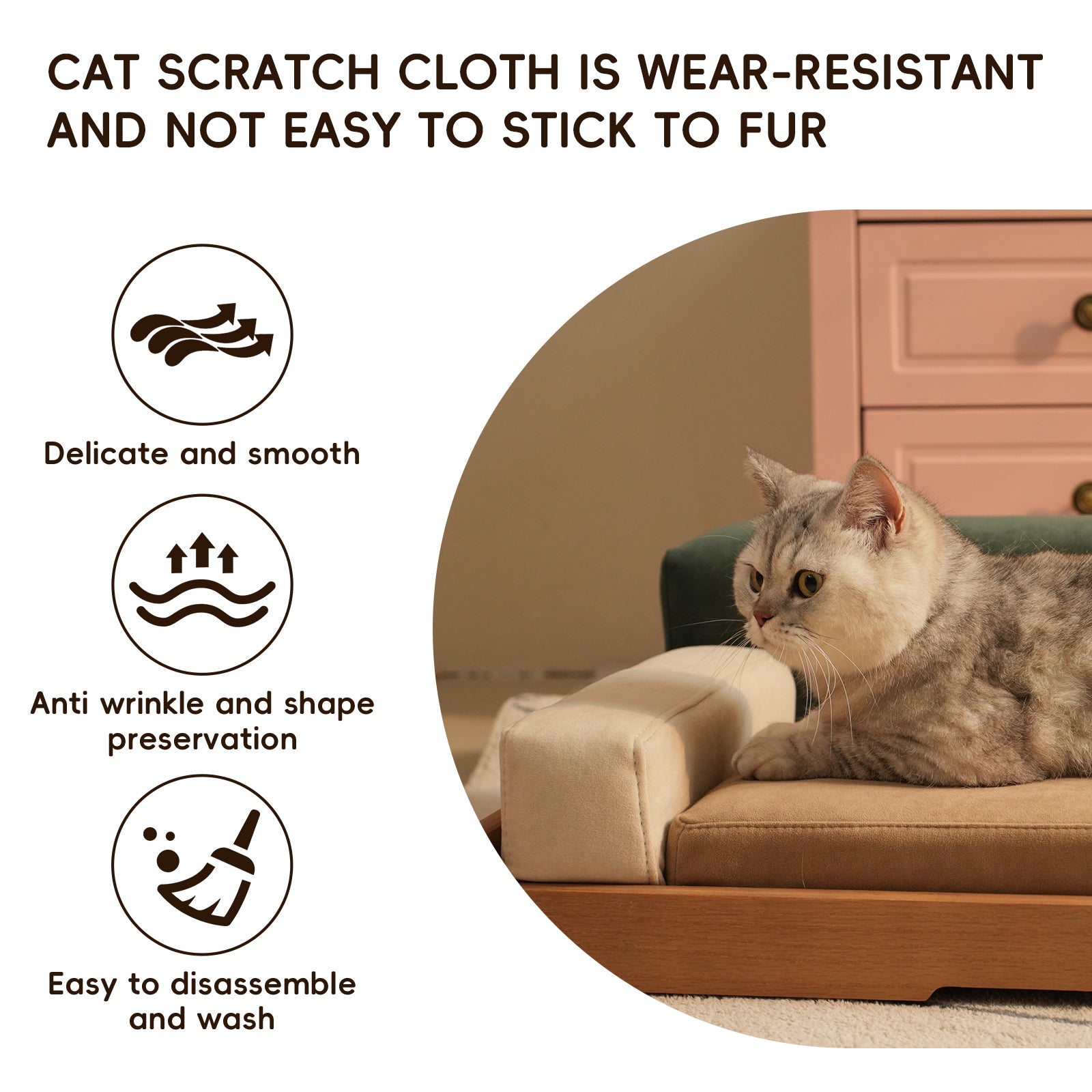 Oak Veneer Pet Bed — Modern
