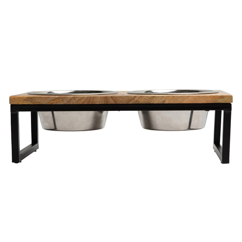 Elevated Feeder — Wood & Steel