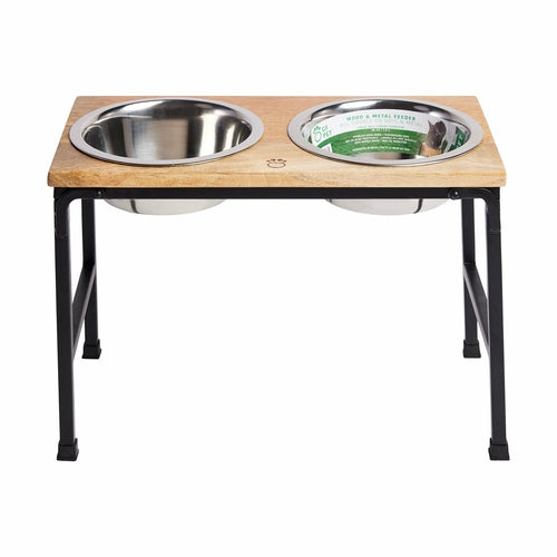 Elevated Feeder — Wood & Steel