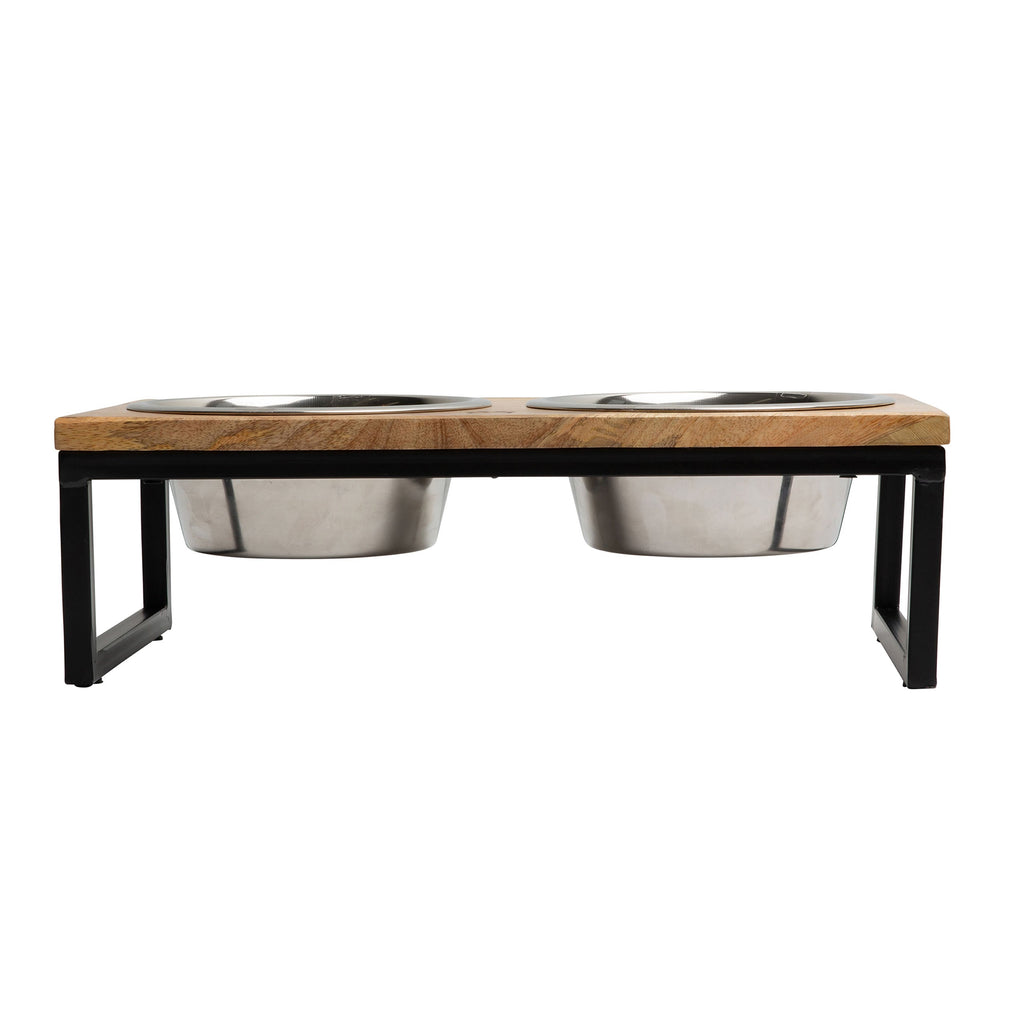 Elevated Feeder — Wood & Steel