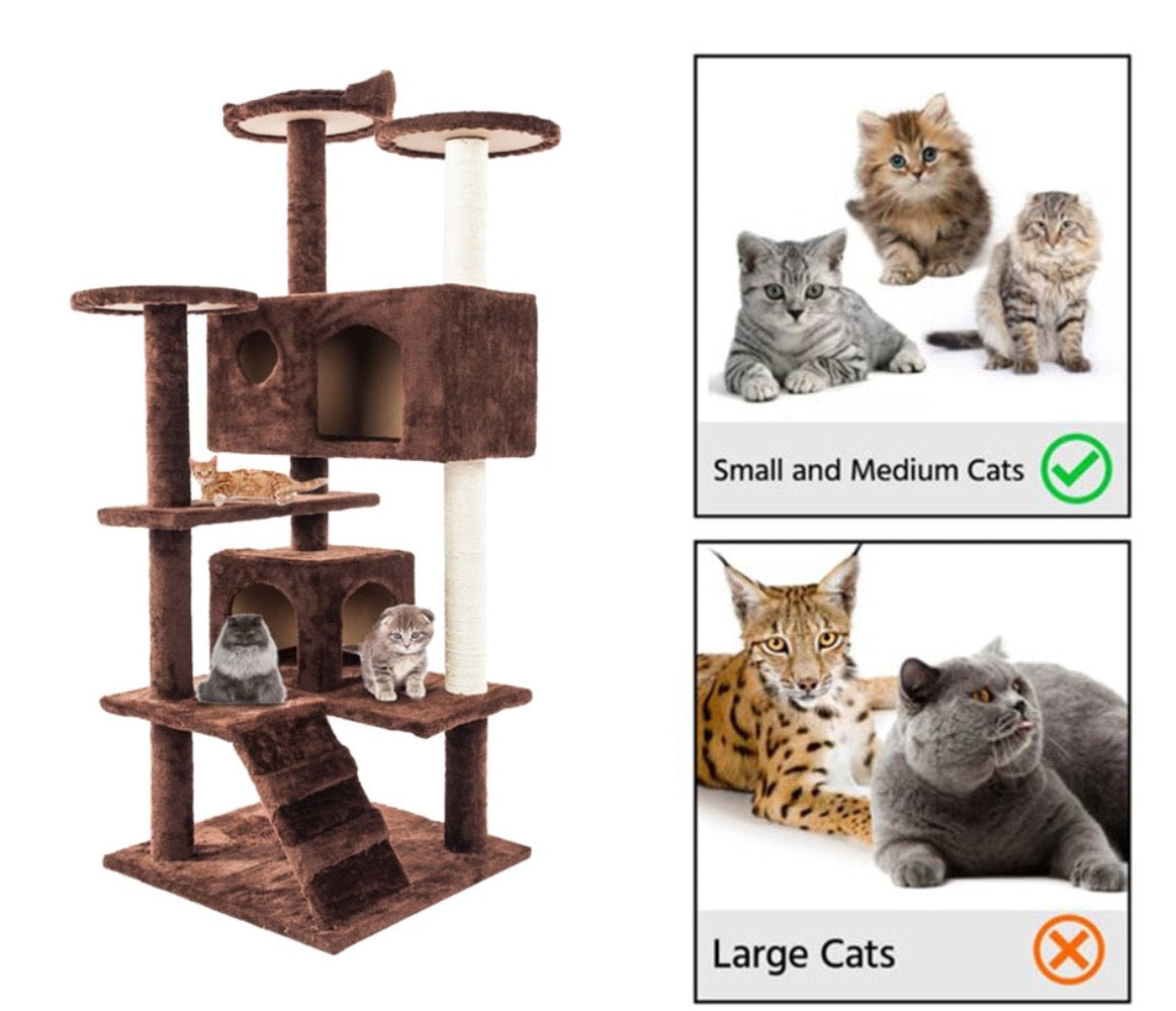 Cat Climbing Tower — Sisal Rope