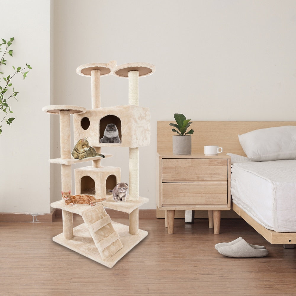 Cat Climbing Tower — Sisal Rope