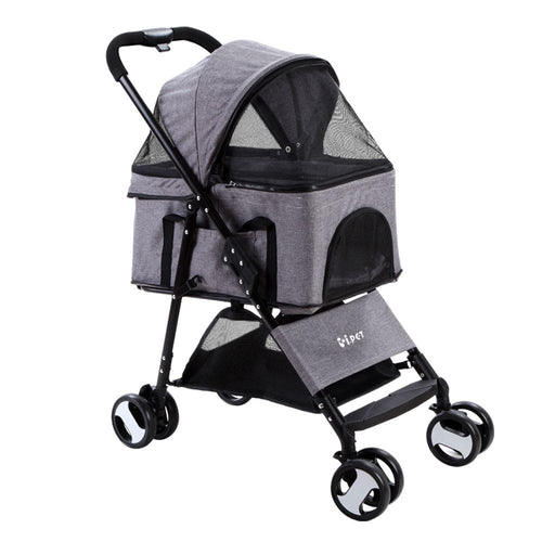 3-in-1 Pet Stroller — Grey