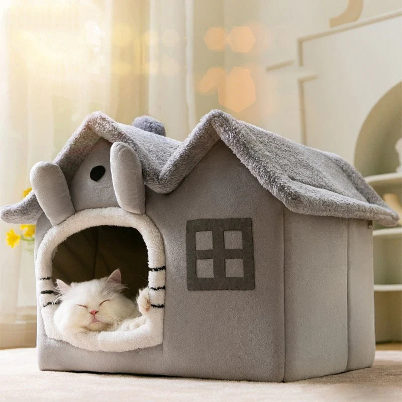 Plush Pet House — Removable Roof