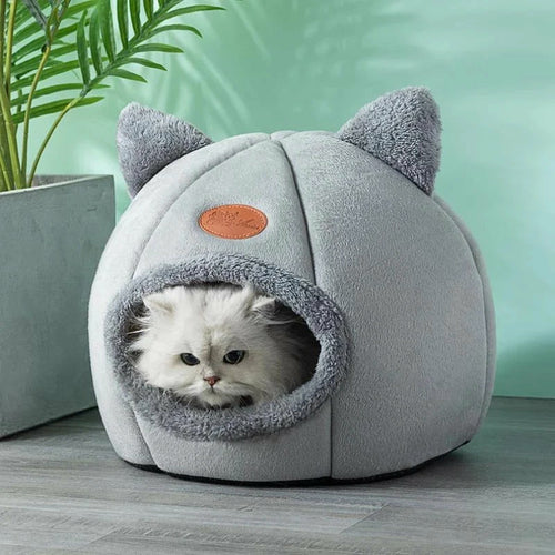 2-in-1 Pet Cave Bed
