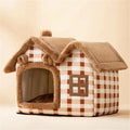 Plush Pet House — Removable Roof