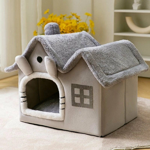 Plush Pet House — Removable Roof