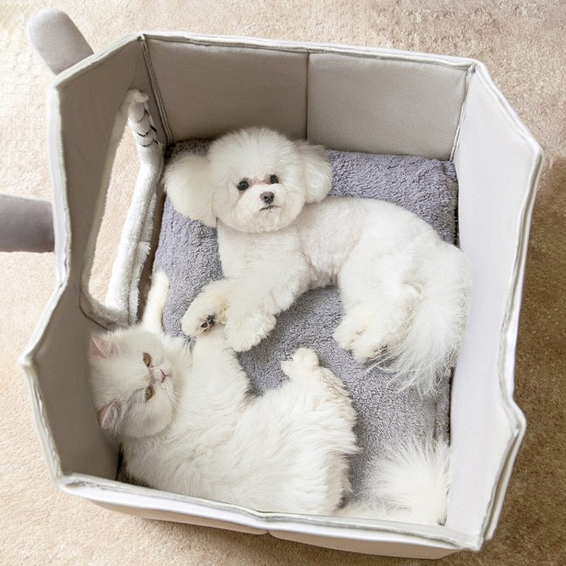Plush Pet House — Removable Roof