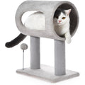 Gray Cat Tree — Tunnel & Perch