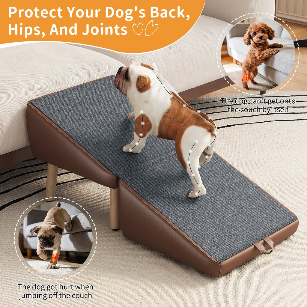 Foldable Wood Pet Stairs & Ramp — Large