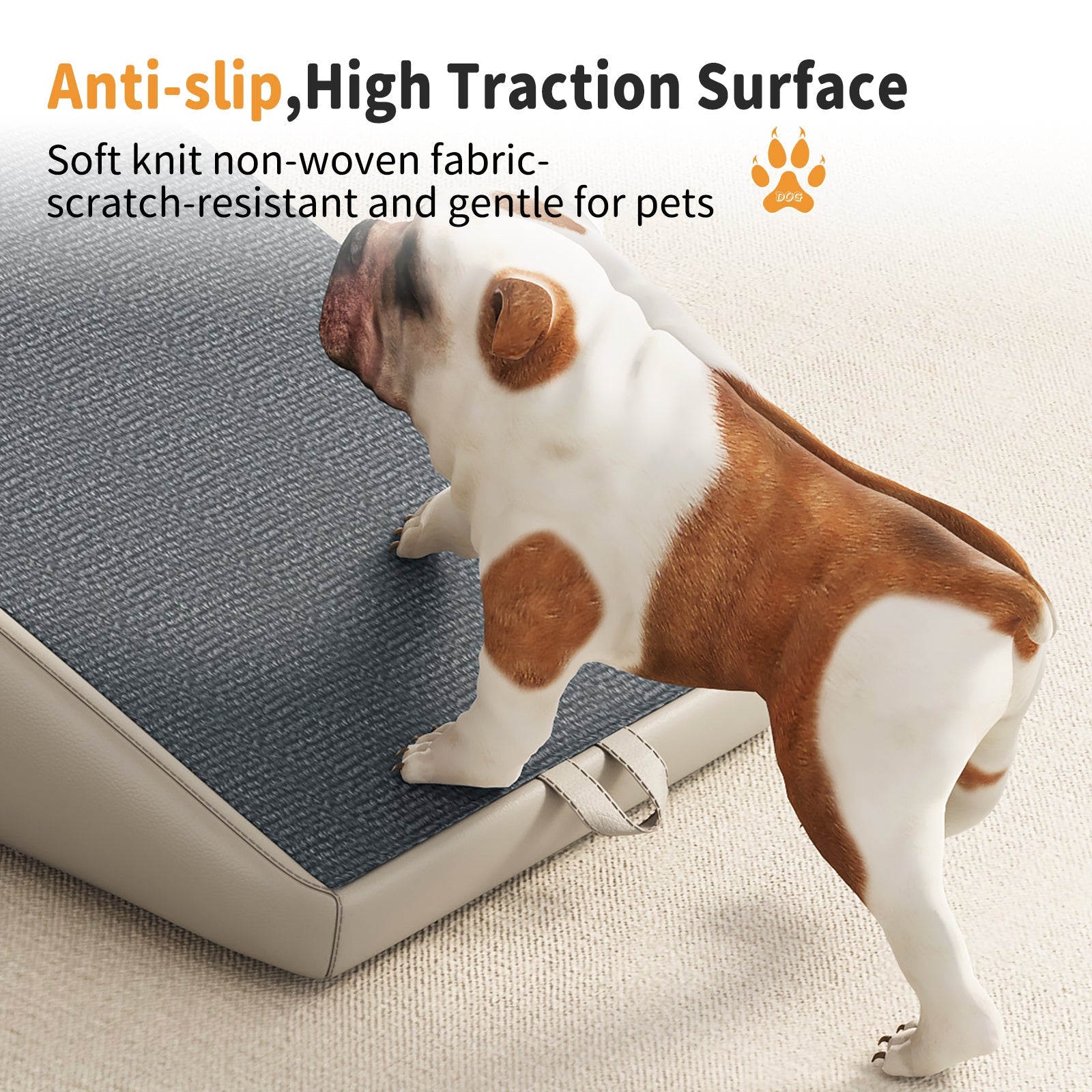 Foldable Wood Pet Stairs & Ramp — Large