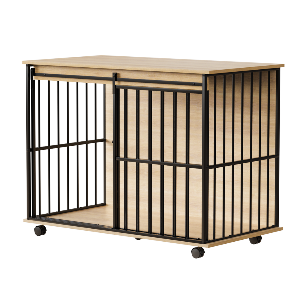 Wooden Dog Crate — Furniture Style