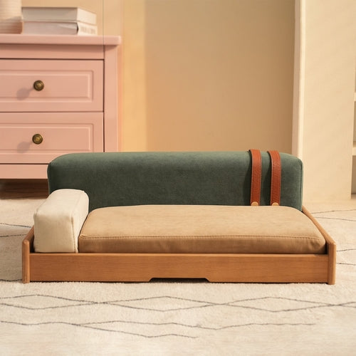 Oak Veneer Pet Bed — Modern