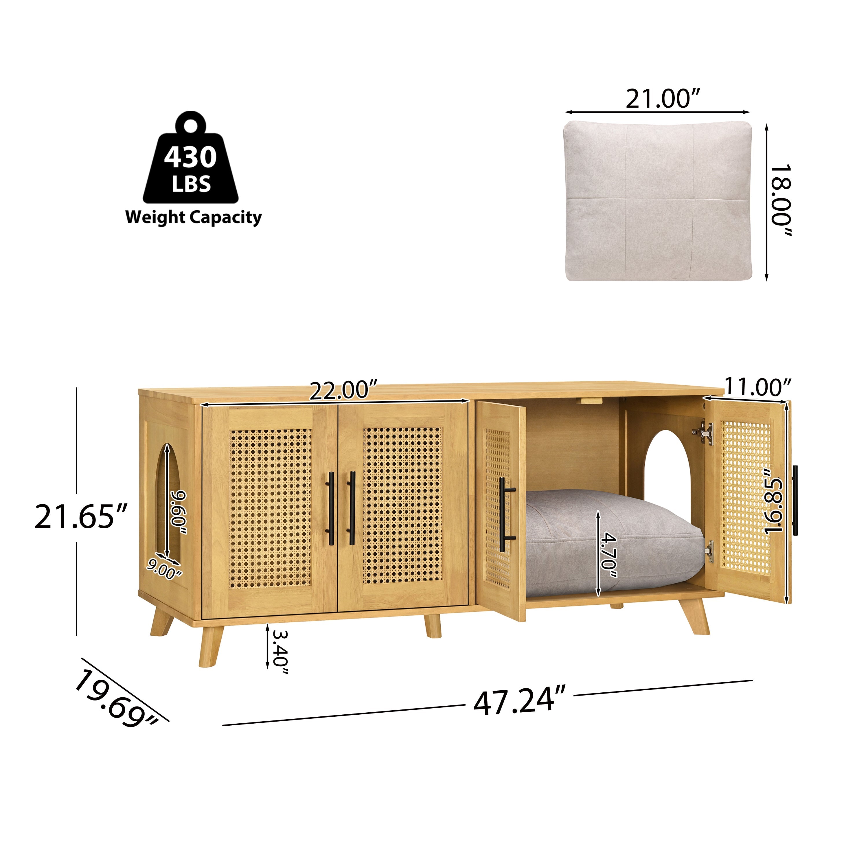 Cat Cabinet — Hidden Litter Box