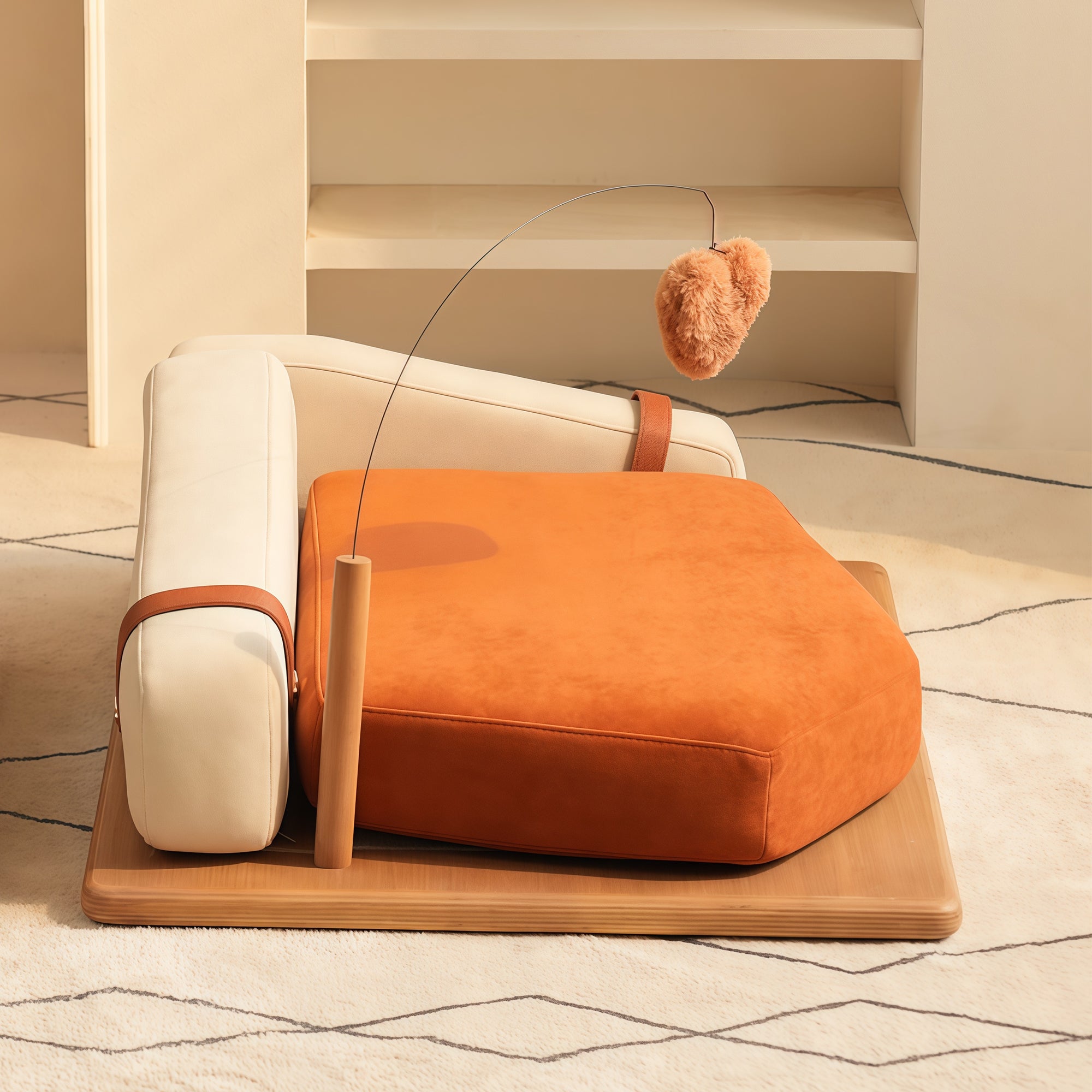 Oak Veneer Pet Bed — Classic