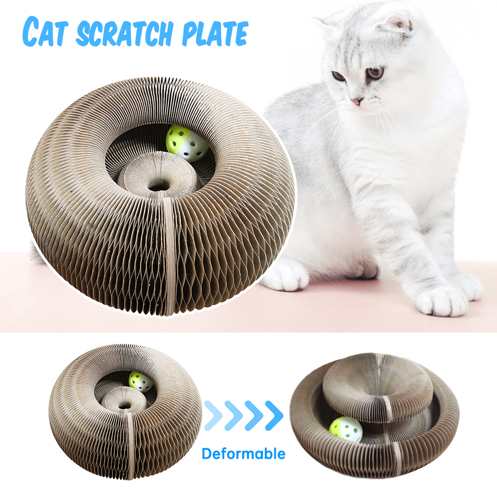 Fold-Out Cat Scratcher — Paper Organ