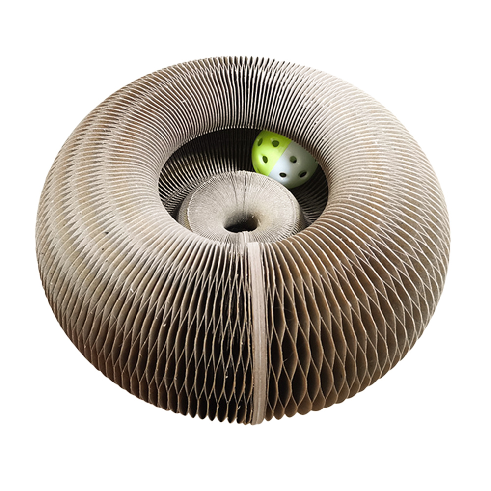 Fold-Out Cat Scratcher — Paper Organ