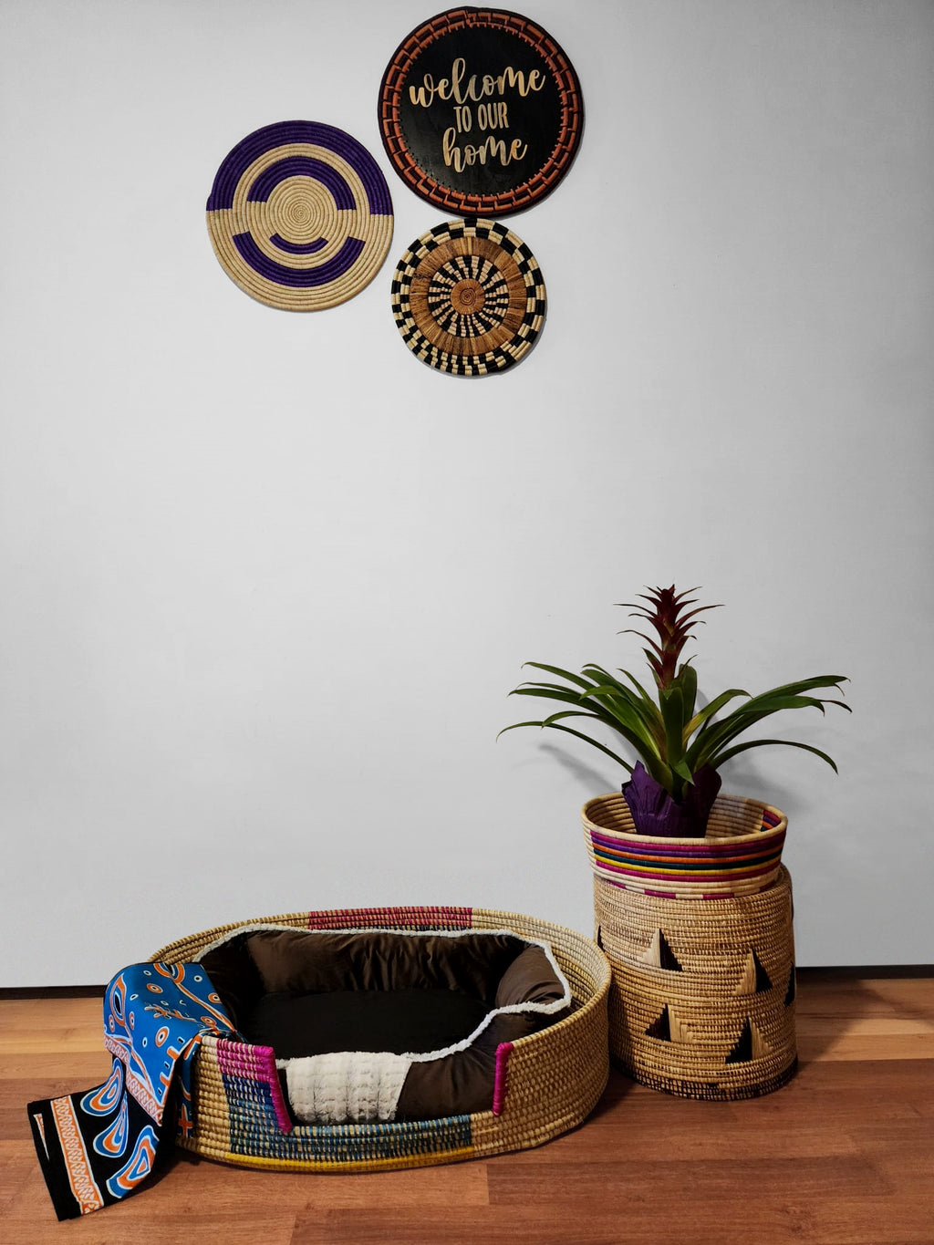 Handwoven African Pet Bed — Tanga