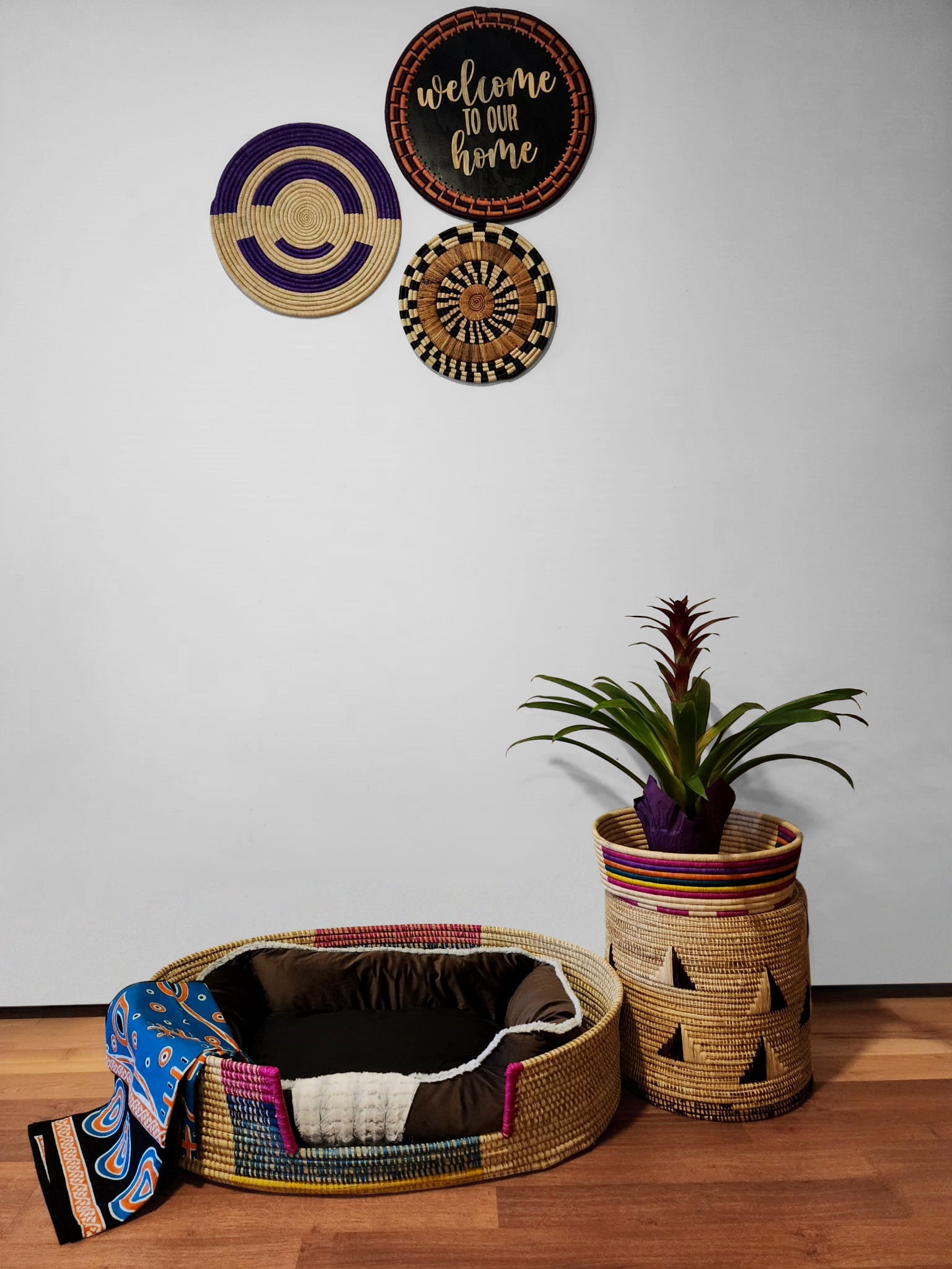 Handwoven African Pet Bed — Tanga