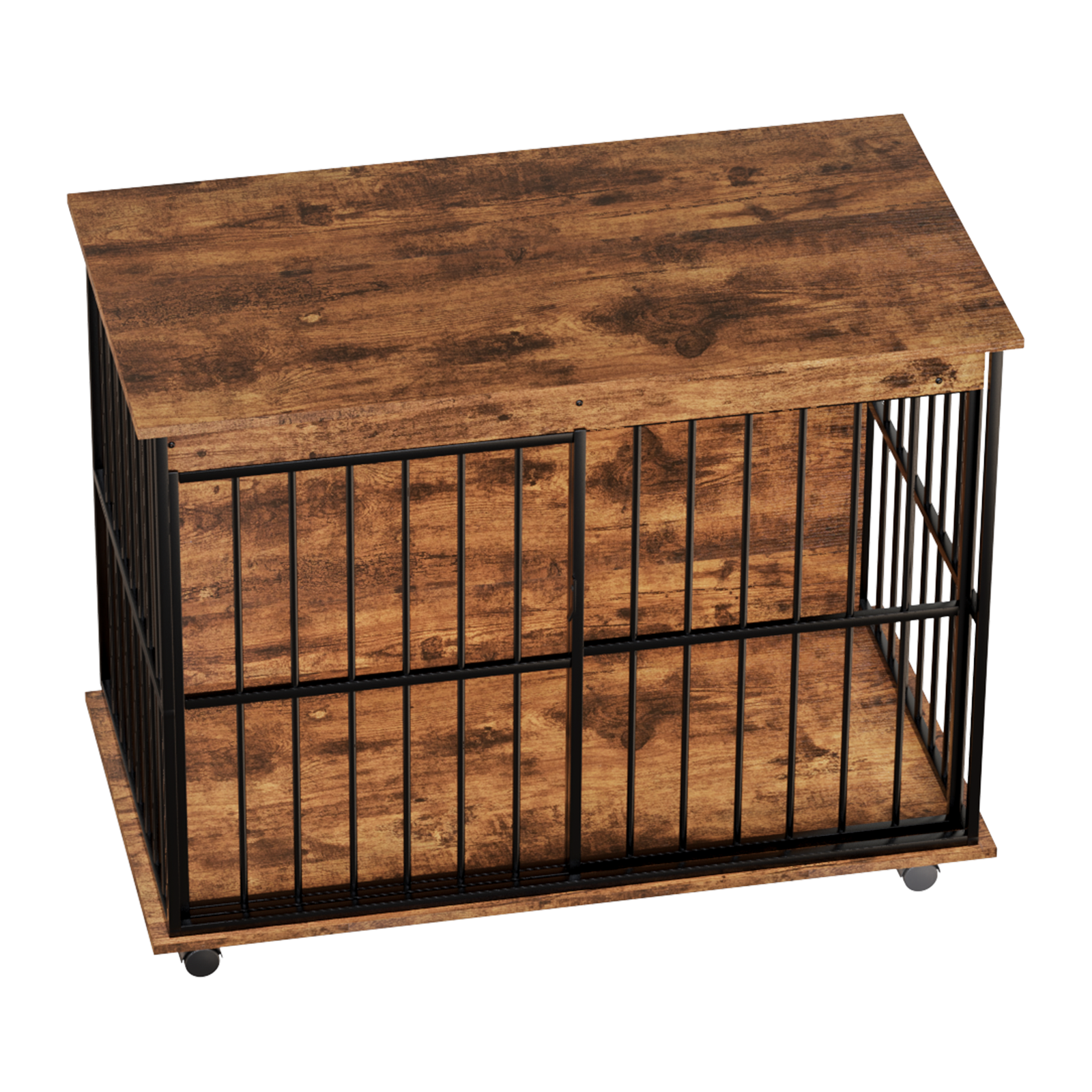 Wooden Dog Crate — Furniture Style