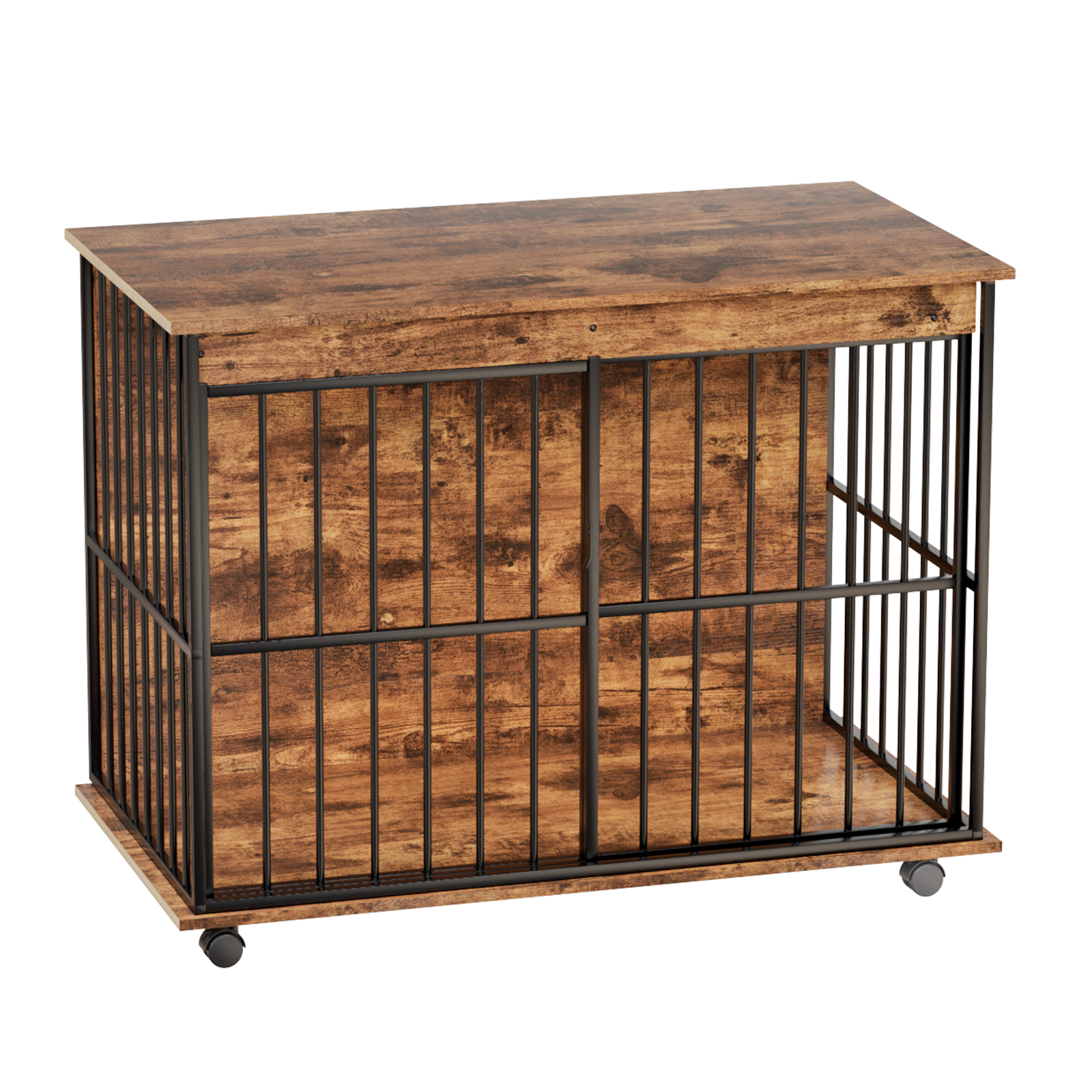 Wooden Dog Crate — Furniture Style