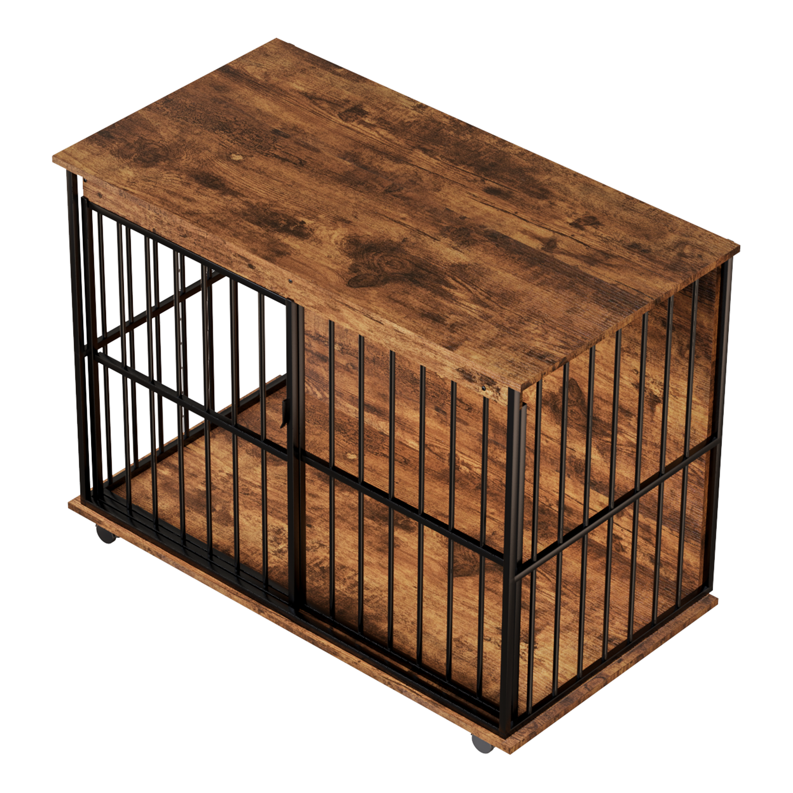 Wooden Dog Crate — Furniture Style