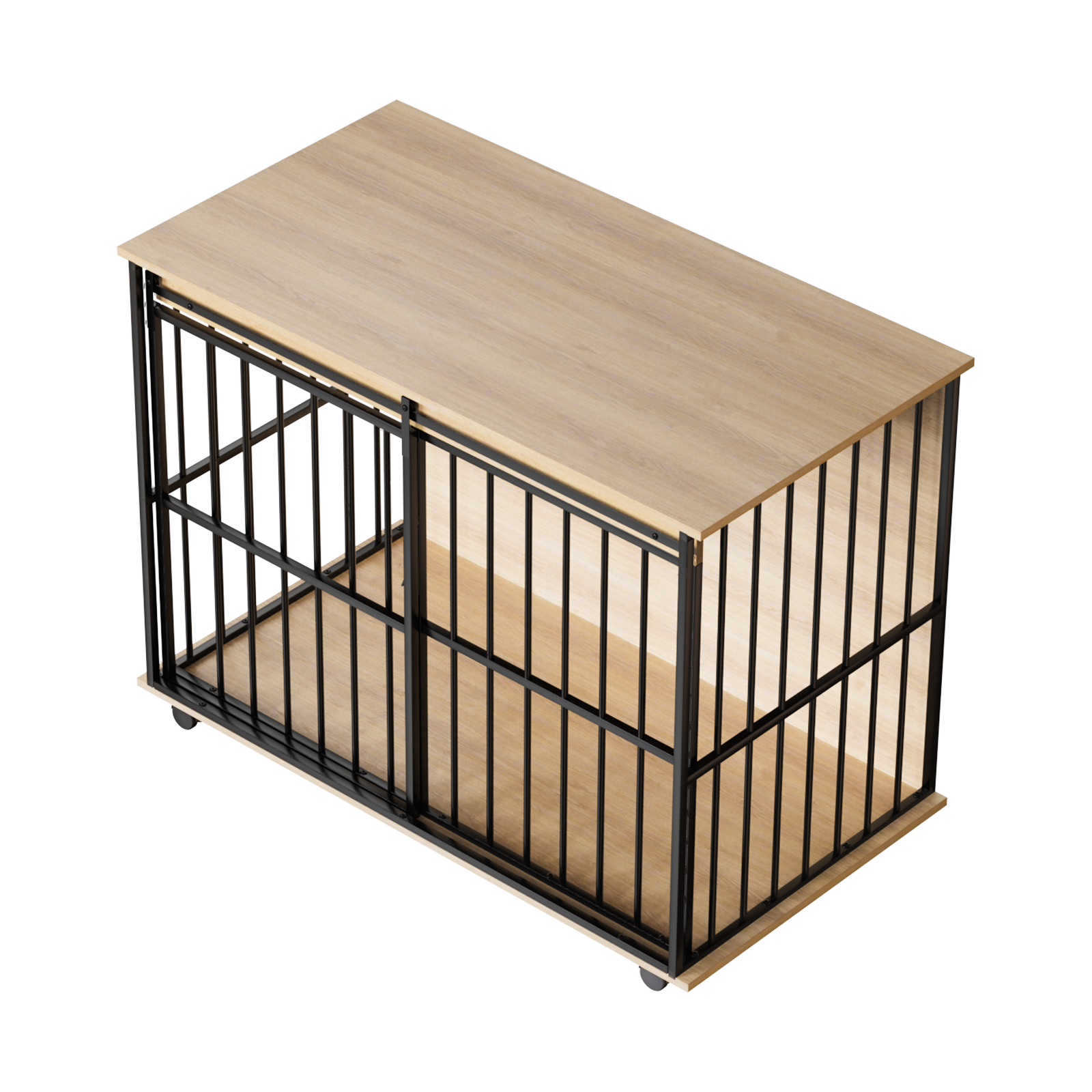 Wooden Dog Crate — Furniture Style