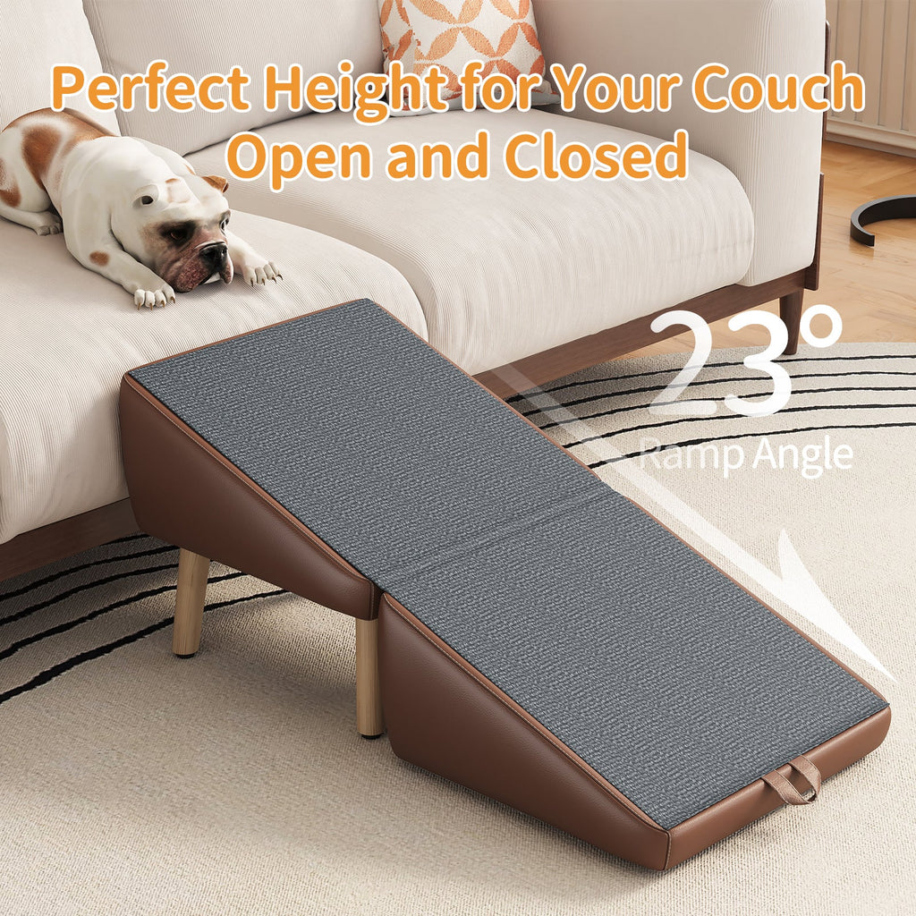 Foldable Wood Pet Stairs & Ramp — Large