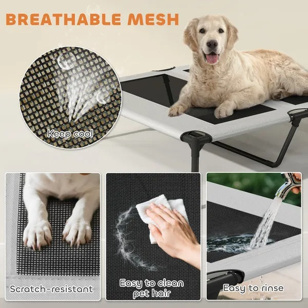 Elevated Dog Bed — Portable Canopy