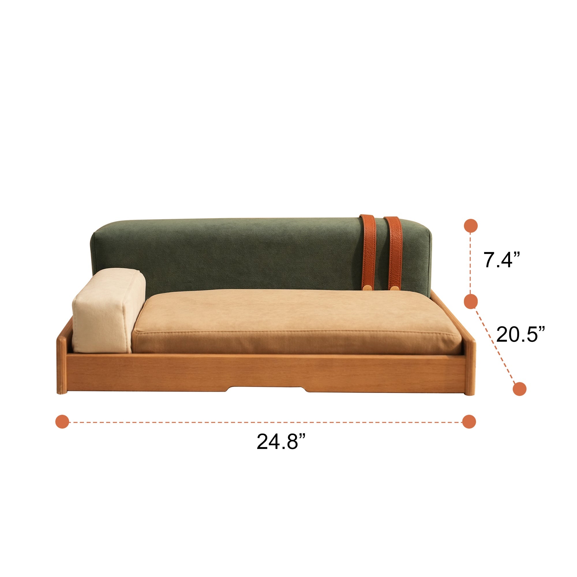 Oak Veneer Pet Bed — Modern